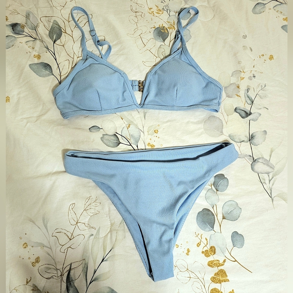 Zaful Light Blue Bikini